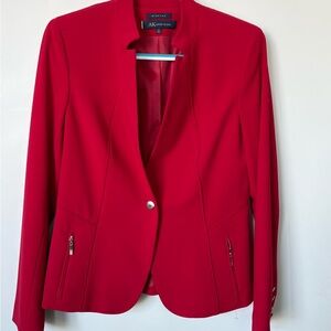 Anne Klein Bold Red Women's Blazer
